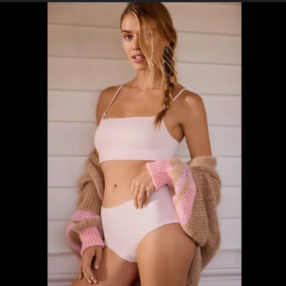 Brand New By Anthropologie Longline Square-Neck Bralette - Picture 2 of 2